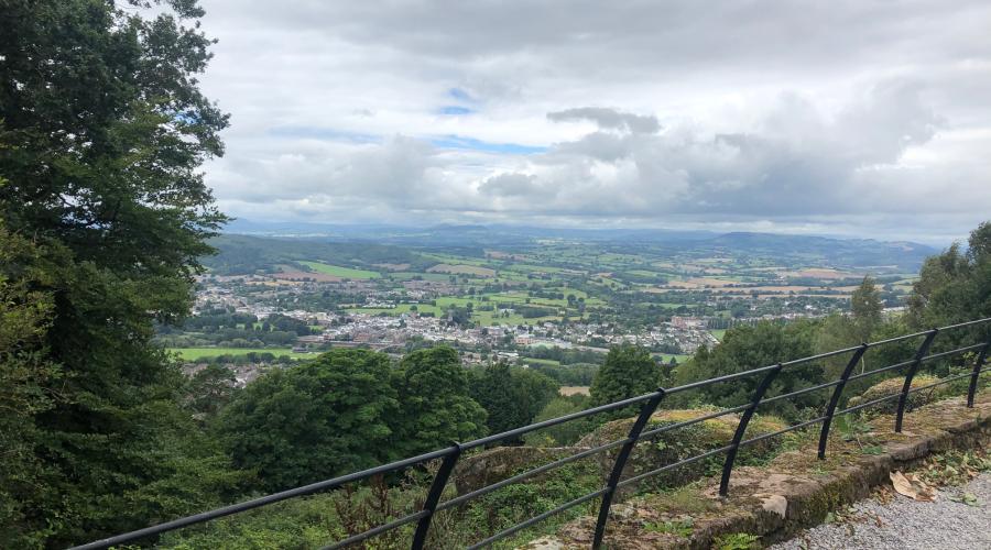 View from Kymin