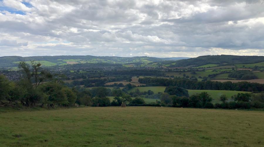 View towards Monmouth