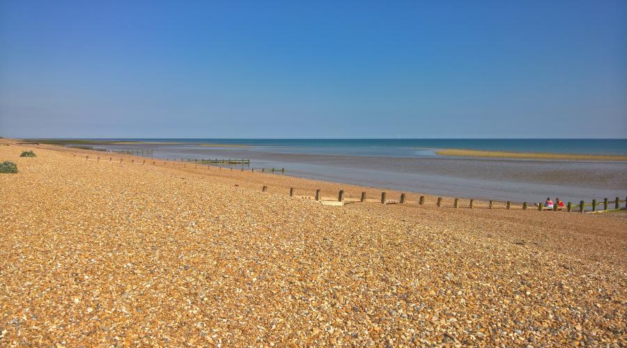 early evening beach at East Preston