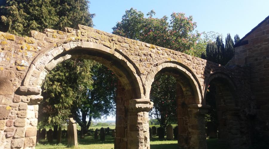 Whorlton Church ruins North Yorkshire