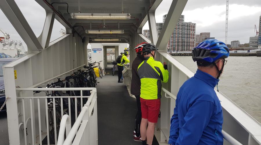 Woolwich Ferry Cyclists