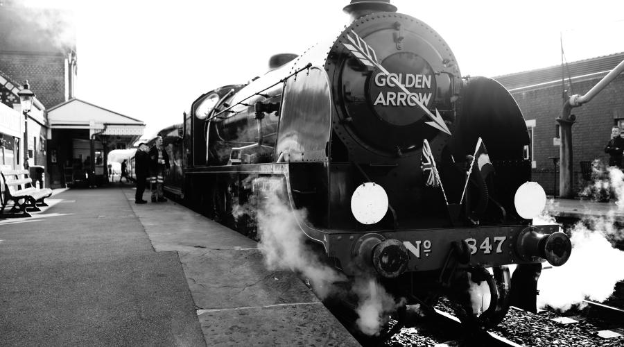 Steam Train at Bluebell Railway