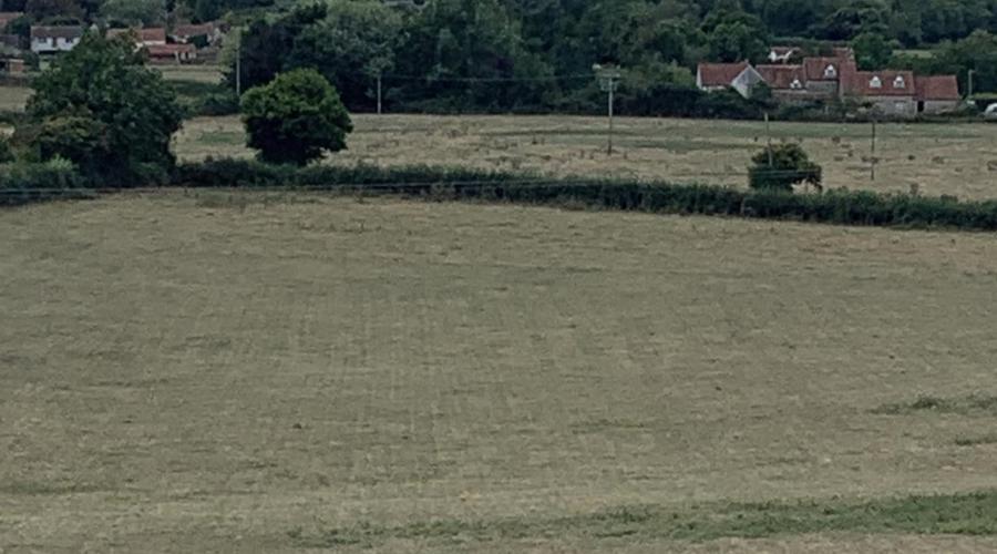 Views of a field and the Severn