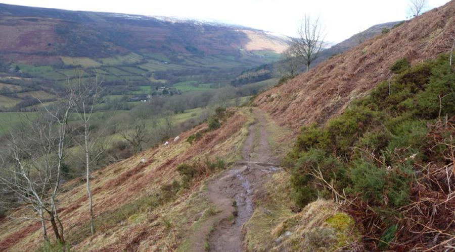 Near Llanthony