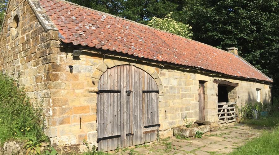 The shower and toilet block