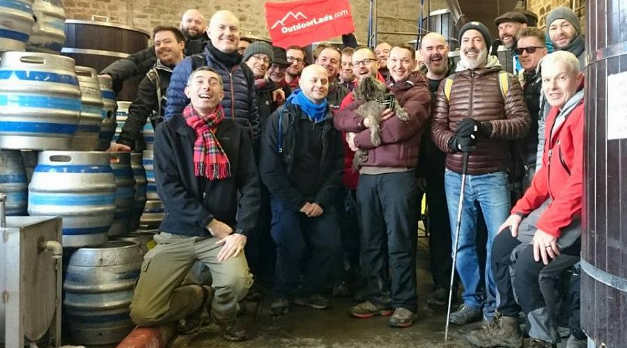 Group photo at Langham Brewery