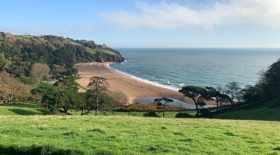 Blackpool sands beach