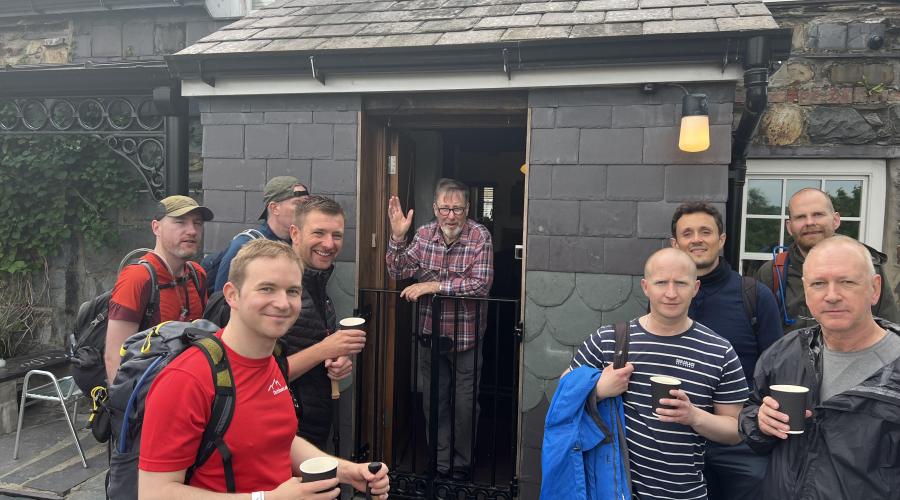 Coffee stop in Llanberis