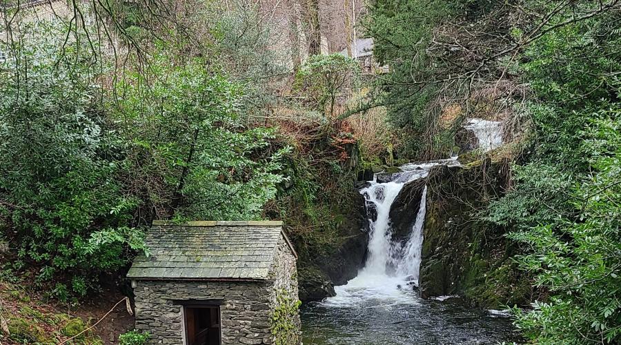 Waterfall at Rydal Mount