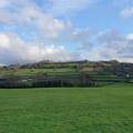 Hopton Camp Hill Fort from the fields below