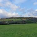 Hopton Camp Hill Fort from the fields below