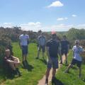 2021 group picture on the path up to Beacon Batch