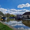 Kennet and Avon canal in Bradford on Avon