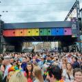 Lower briggate Leeds Pride 2023