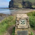 Crackington Haven National Trust Sign