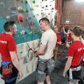 climbers socialising