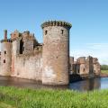 Caerlaverock Castle and Moat