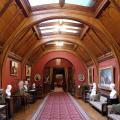 Cragside house top floor corridor
