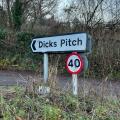 Dicks Pitch Road Sign