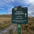 Heading over Darwen Moor