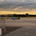  Shoreham Airport in the sunset 