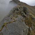 Pirnmill Hills looking moody in the mist