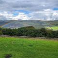 Rainbow on Yorkshire hill