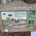 Forest Way, information board 