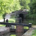 Lock number 5 on the Marple lock flight