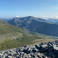 Snowdon range from Elidir Fawr