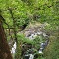 Talybont Reservoir waterfalls near carpark