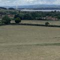 Views of a field and the Severn