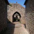 the entrance of Hemyock Castle