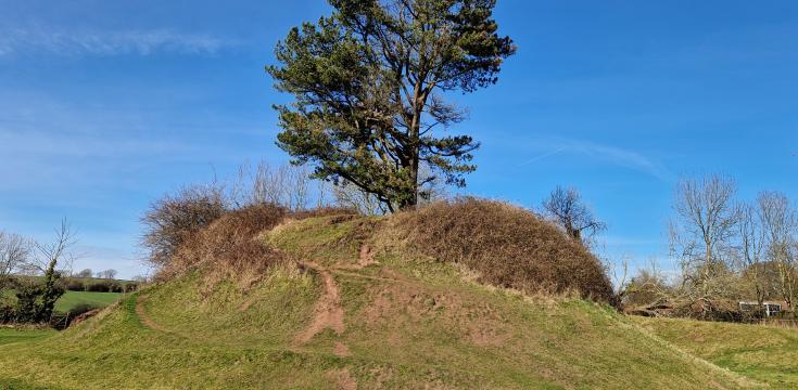 Tump Turrett Medeival (Motte and Bailey Castle remnants)
