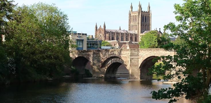 Hereford Old Bridge - (c) SimonH Used with permission