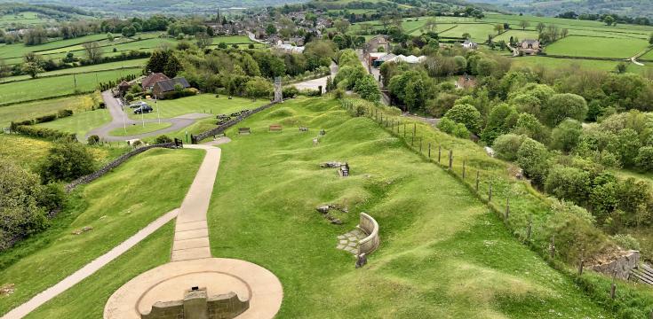 Top of Crich Stand southwards 