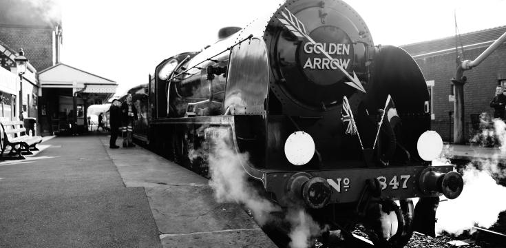 Steam Train at Bluebell Railway