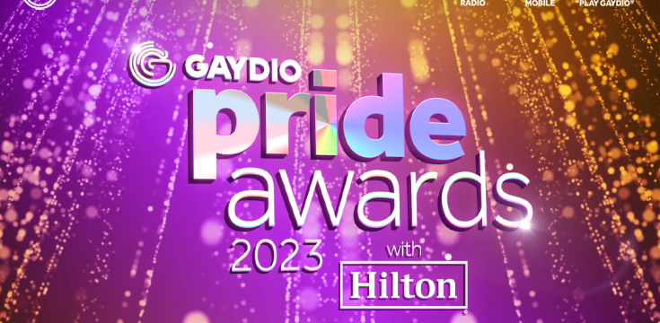 Gaydio Pride Awards 'Nominate Us' graphic