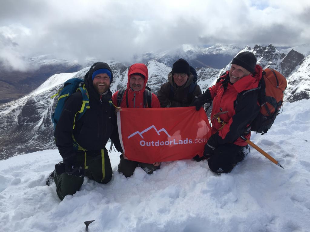 Bryan and team in  the snow 