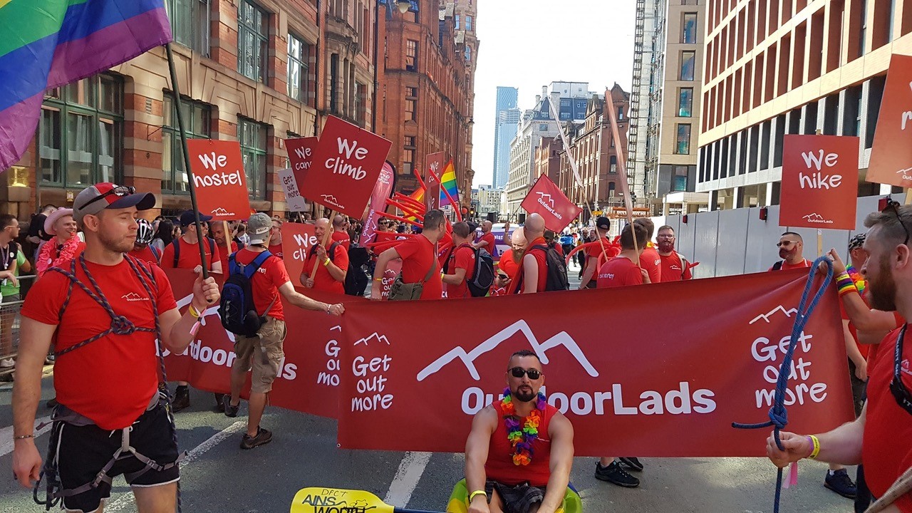 OutdoorLads at a previous Pride parade