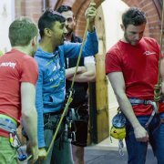 guys learning to climb