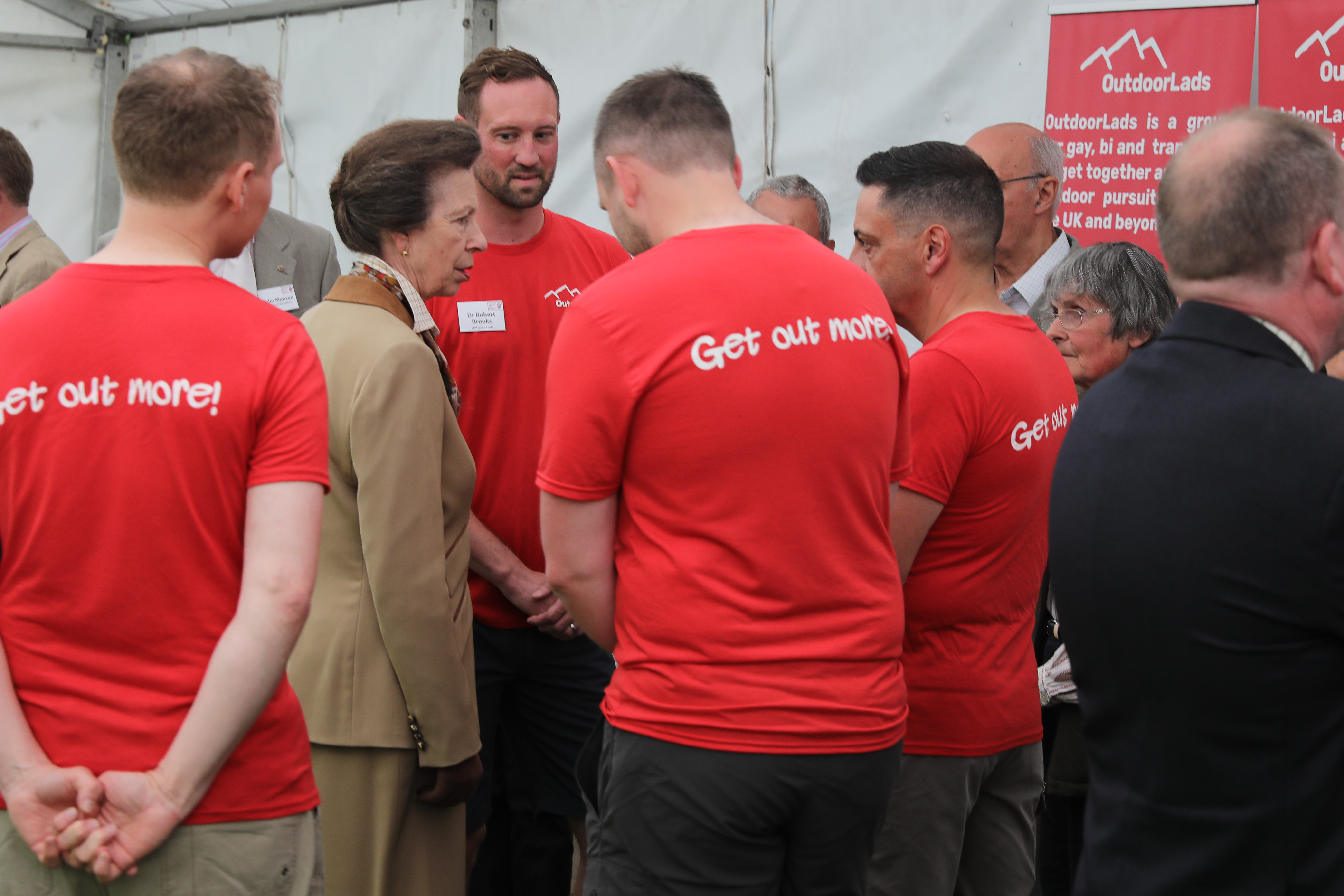 OutdoorLads meeting Princess Anne